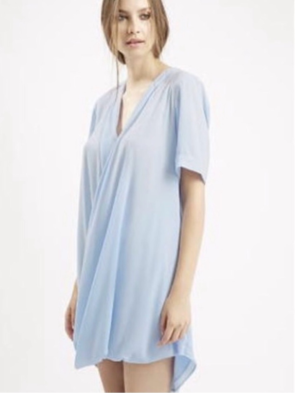 Topshop draped mini dress/tunic, women’s 6